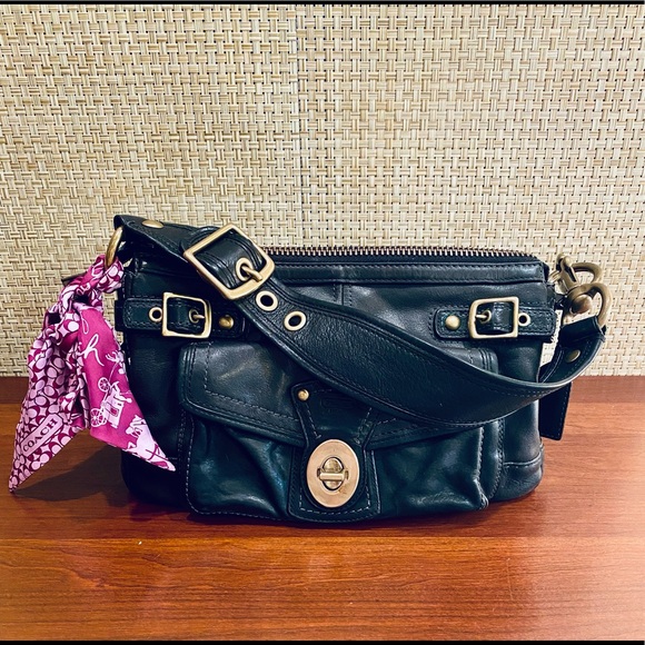 SOLD🌟2xHP🌟Coach Legacy 65th Anniversary Black Vachetta Leather Bag - Picture 2 of 16